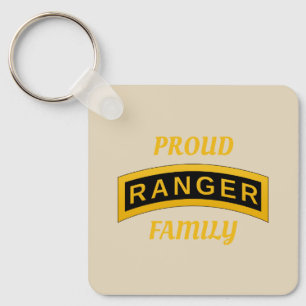 Porte-clés École des Rangers de l'Armée - Famille Fière - Por