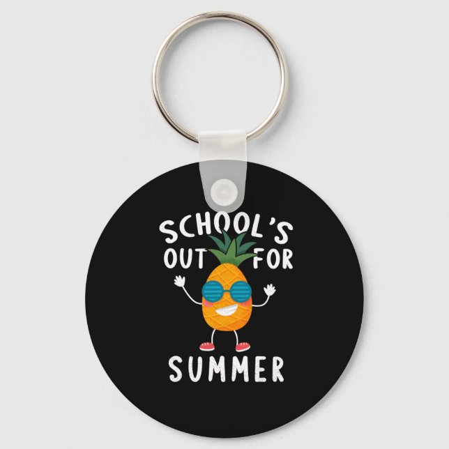 Porte-clés Écoles en été (Recto)