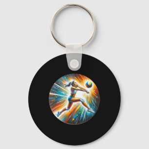 Porte-clés Économie De Volley-Ball Impressionnante - Athlète 