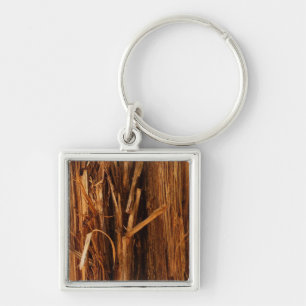 Porte-clés Écorce de bois texturée de cèdre