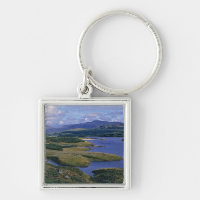 Porte-clés Écosse, Highland, Wester Ross, Loch Garry. Un (Devant)