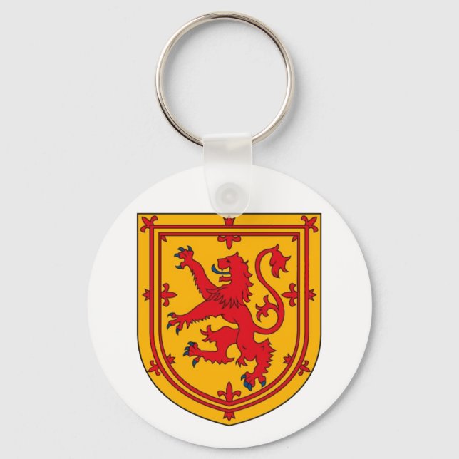 Porte-clés Écosse Lion Rampant Bouclier (Recto)