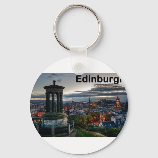 Porte-clés Ecosse skyline d'Édimbourg (St.K. (Recto)
