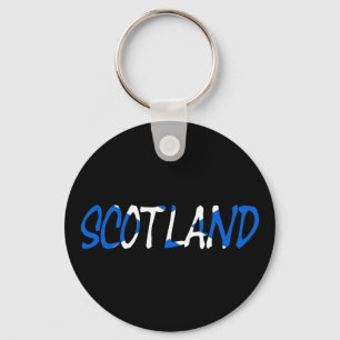 Porte-clés Écosse superposée sur Scottish Flag kccn