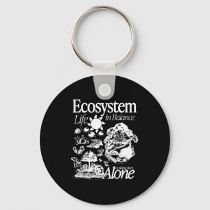 Porte-clés Écosystème la vie en équilibre art de la nature