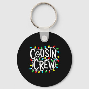Porte-clés Écran Cousin Noël Noël Noël Lumières Famille Corre