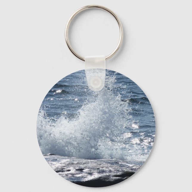Porte-clés Écraser des vagues (Recto)