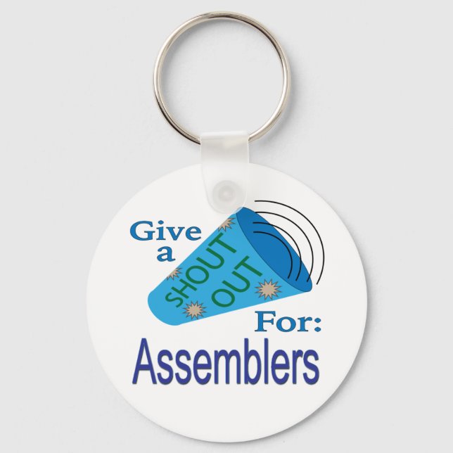 Porte-clés Écrire pour les assemblages (Recto)