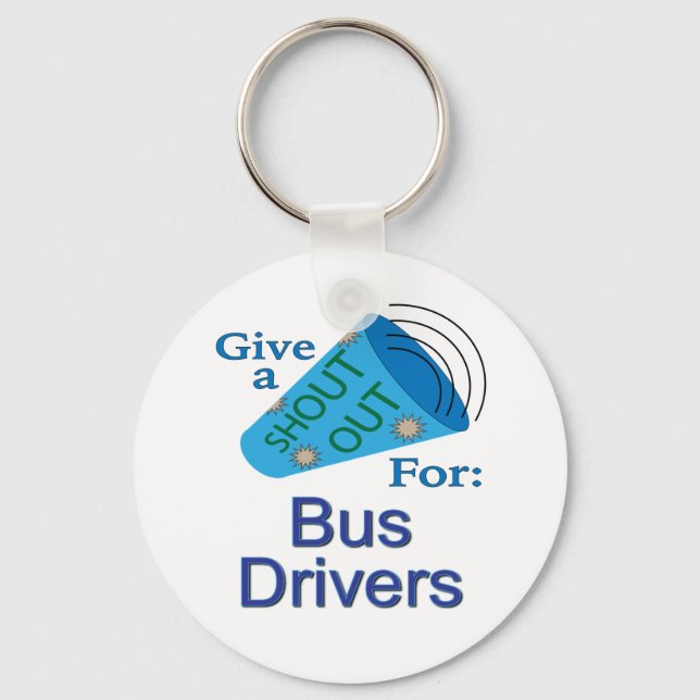 Porte-clés Écrire pour les conducteurs de bus (Recto)
