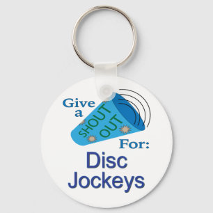 Porte-clés Écrire pour les touches Jockeys de disque
