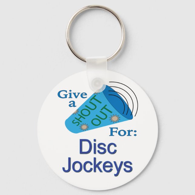 Porte-clés Écrire pour les touches Jockeys de disque (Recto)