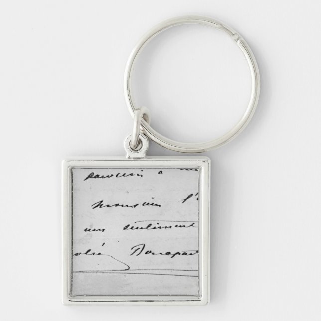 Porte-clés Écriture et signature (Devant)
