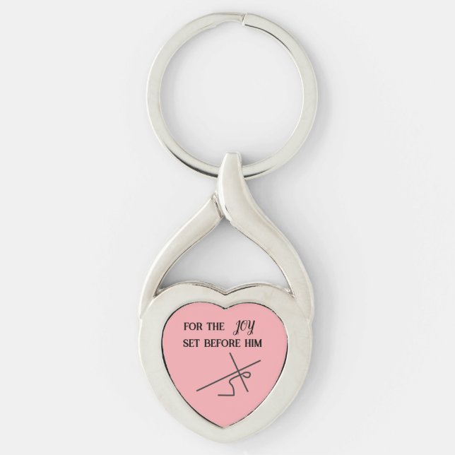 Porte-clés Écriture l Christ la Croix l (Devant)