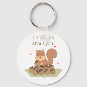 Porte-clés Écrous Mignons Fou De Toi Jeu De Mots Amour Humour