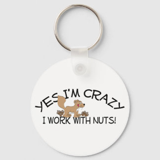 Porte-clés Écureuil fou