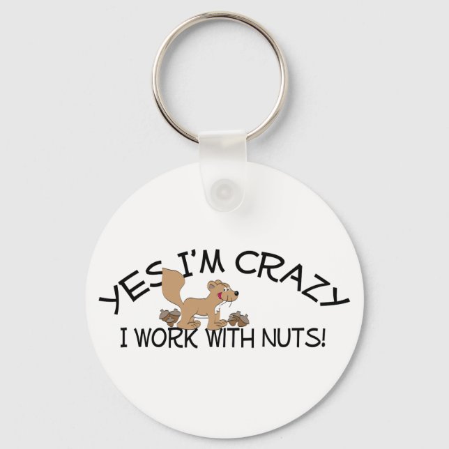 Porte-clés Écureuil fou (Recto)