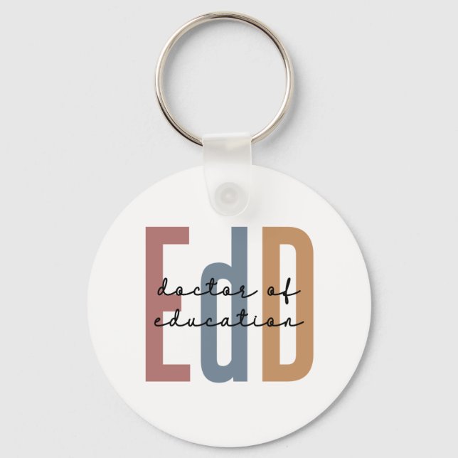 Porte-clés EdD Docteur En Éducation (Recto)