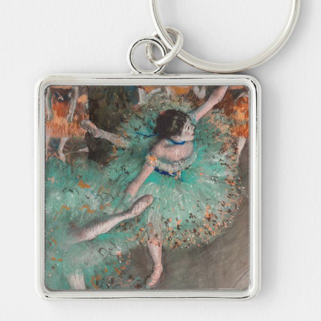 Porte-clés Edgar Degas - Danseuse basculant / Danseuse verte (Devant)