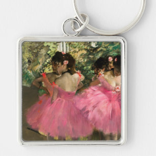 Porte-clés Edgar Degas - Danseuses en rose