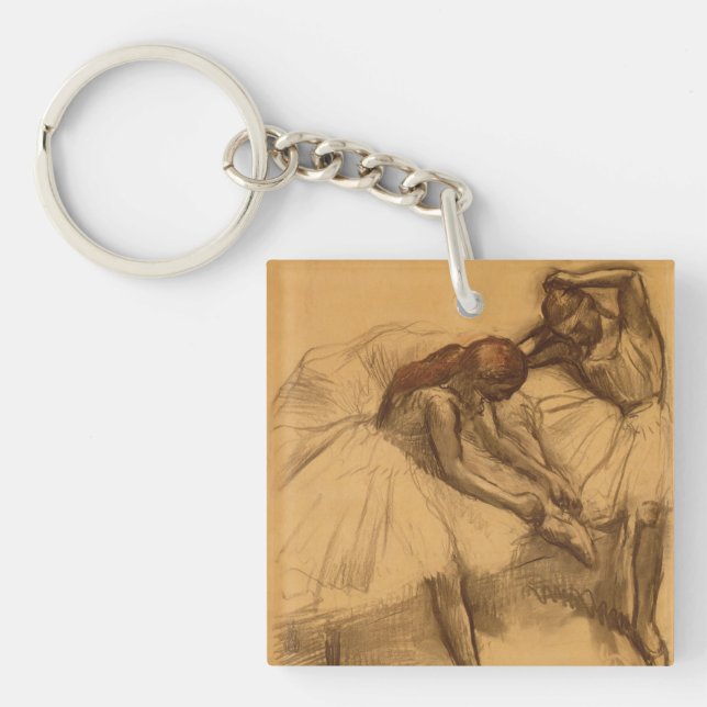 Porte-clés Edgar Degas | deux danseurs (Devant)