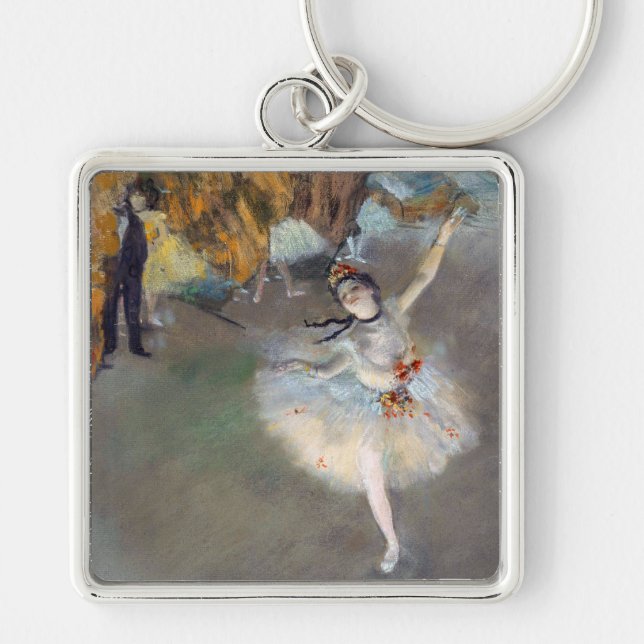 Porte-clés Edgar Degas - L'Étoile / Danseur sur scène (Devant)