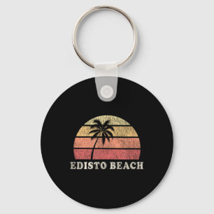 Porte-clés Edisto Beach Sc Vintage les années 70 Retro Throwb