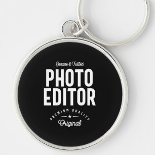 Porte-clés Éditeur de photos Titre du travail Cadeau