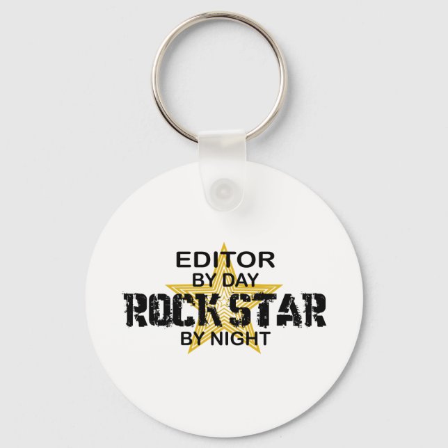 Porte-clés Editeur Rock Star par nuit (Recto)