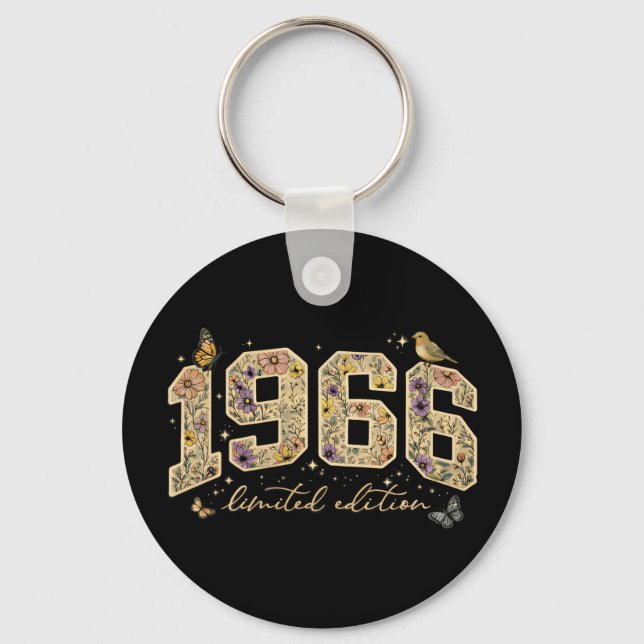Porte-clés Édition limitée 60e anniversaire Floral 1966 (Recto)