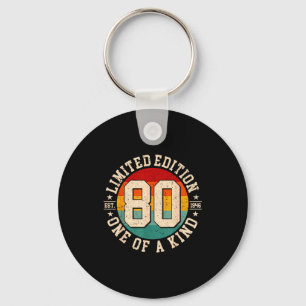 Porte-clés édition limitée 80 ans vintage 1946 80ème