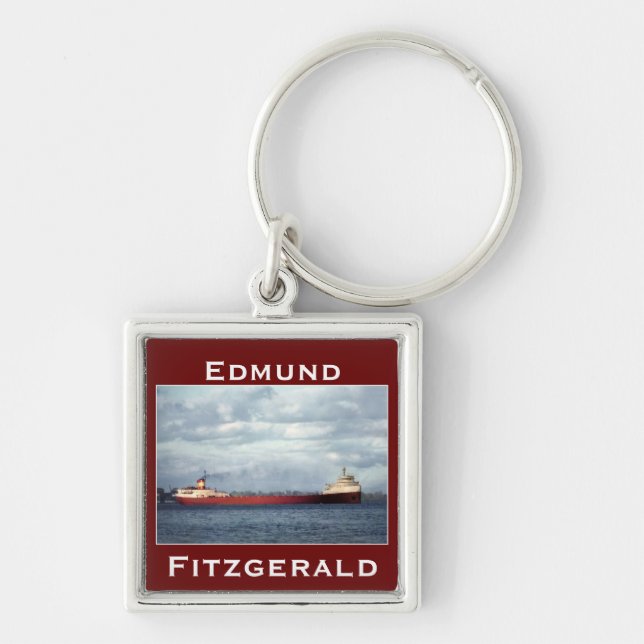 Porte-clés Edmund Fitzgerald sur la rivière de St Clair (Devant)