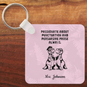 Porte-clés Éducateur de prose persuasive avec passion pour la