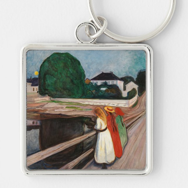 Porte-clés Edvard Munch - Les filles sur le pont (Devant)