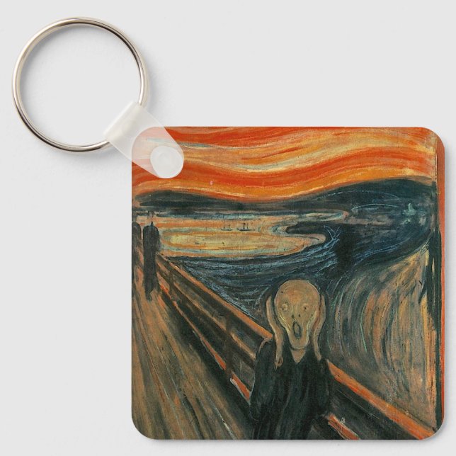 Porte-clés Edvard Munch Peinture The Scream (Skrik) 1893 (Recto)