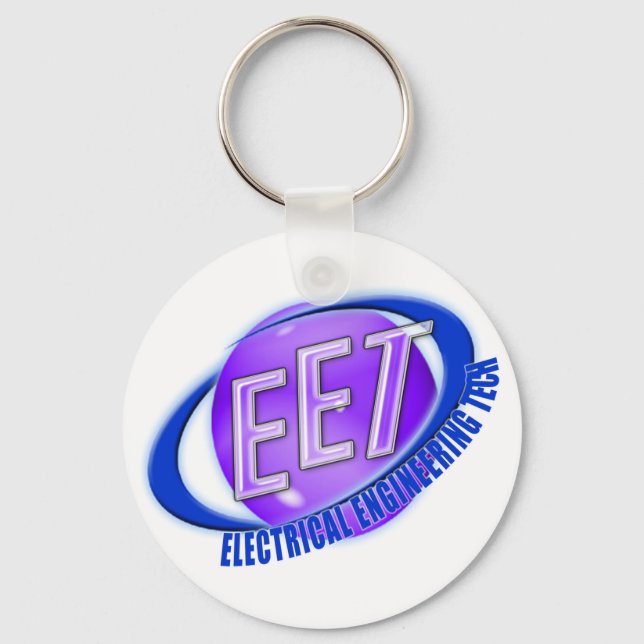 PORTE-CLÉS EET ORB SWOOSH LOGO TECHNIQUE D'INGÉNIERIE ÉLECTRI (Recto)