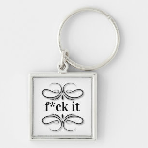 Porte-clés Eff It (maudire) Butterfly Scroll