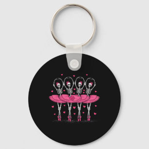 Porte-clés Éffrayant Byllerina Skeleton Danser Drôle Hallowee