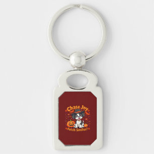 Porte-clés Éffrayant Dog Art : Retrouvez Halloween Joy & Smil
