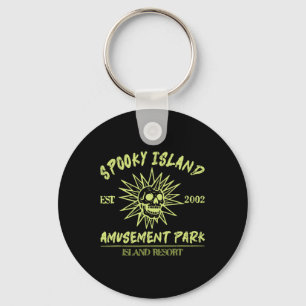 Porte-clés Éffrayant Island Est 2002 Parc d'attractions Honde