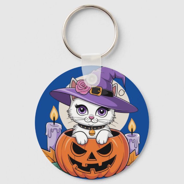Porte-clés Éffrayant Kitty (Recto)