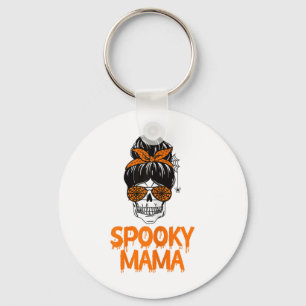 Porte-clés Éffrayant Mama Lazy Costume Halloween Crâne Messy