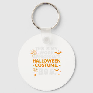 Porte-clés Éffrayant Vibes Tarot Halloween Ghost Retro Citrou