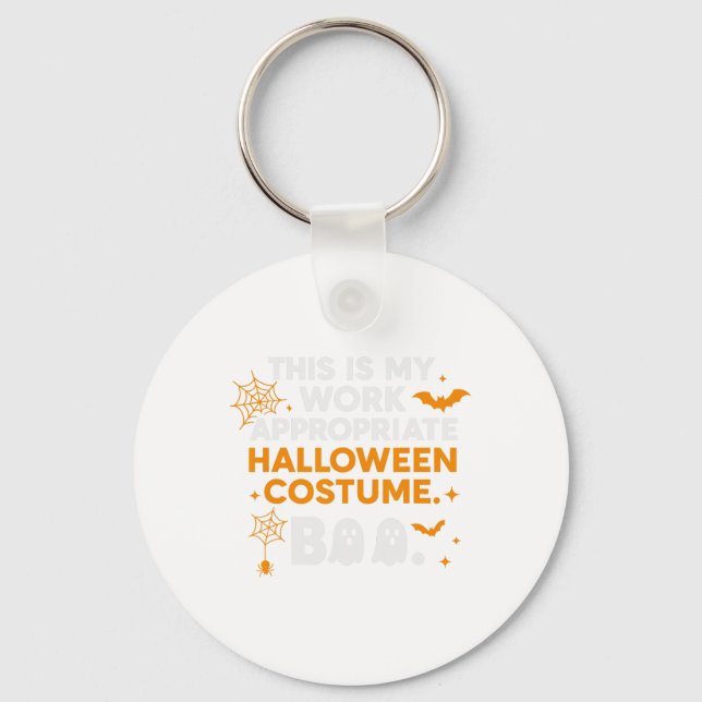 Porte-clés Éffrayant Vibes Tarot Halloween Ghost Retro Citrou (Recto)