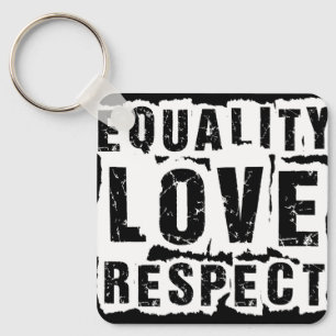Porte-clés Égalité Amour et respect Mois de la fierté