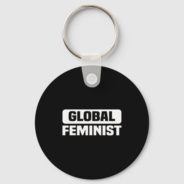 Porte-clés Égalité féministe mondiale pour l'autonomisation d (Recto)