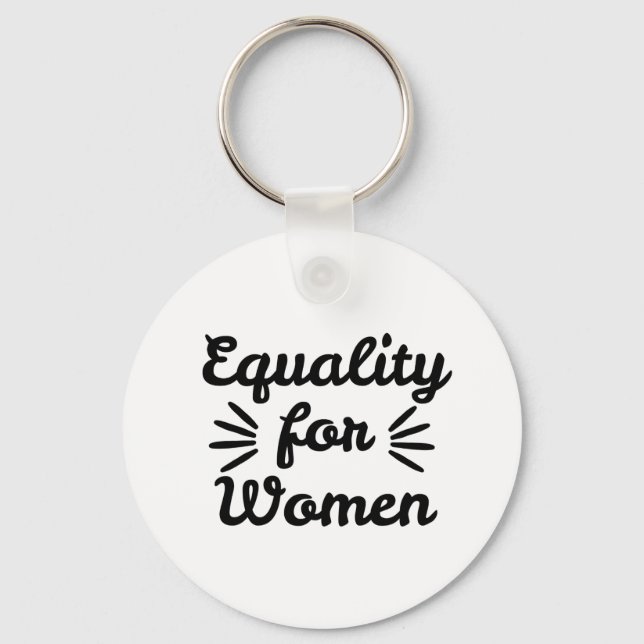 Porte-clés Égalité pour les femmes Journée des femmes (Recto)