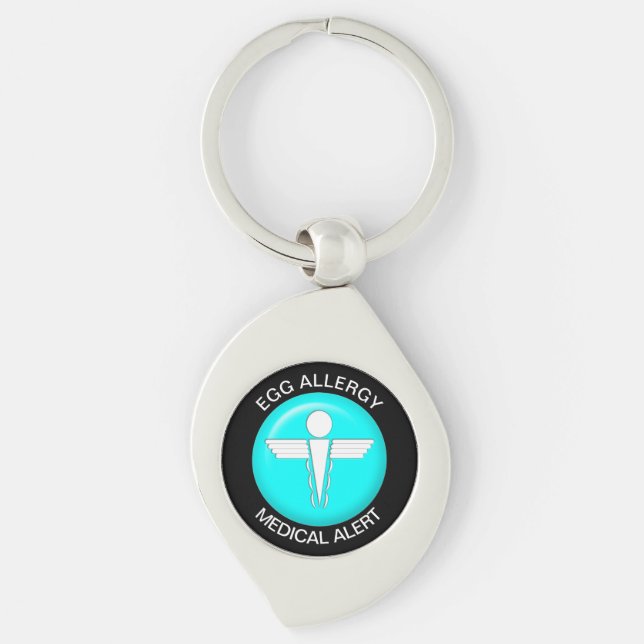 Porte-clés EGG Médicale Alert Metal Porte - clé (Devant)