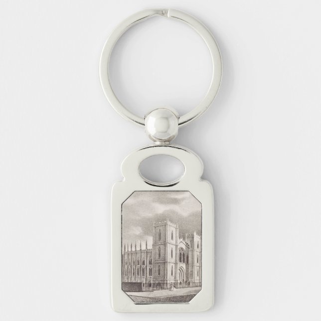 Porte-clés Église chrétienne médiévale (Devant)