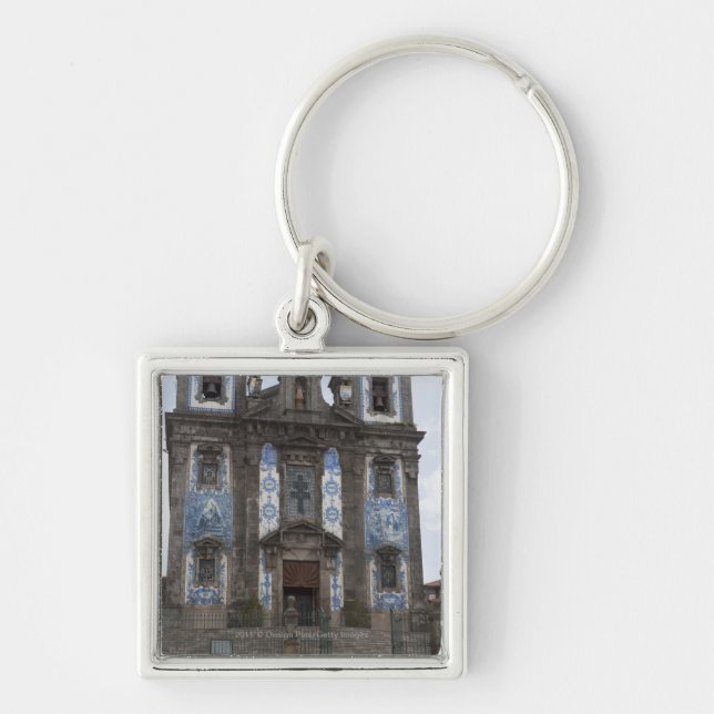 Porte-clés Église de Santo Ildenfonso avec des panneaux de (Devant)