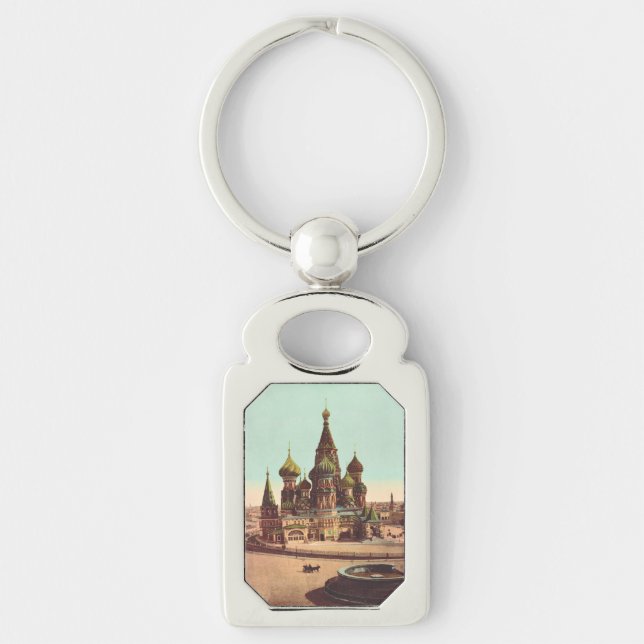 Porte-clés Église St. Basile, place Rouge Moscou (Devant)